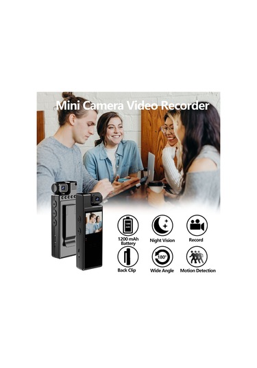 Monyee L9 Mini Kamera: 1080p Hd Görüntü, Gece Görüşü, 180 Döner Lens, Hareket Algılama, Kayıt Ve Fotoğraf Çekimi Dahili Pil