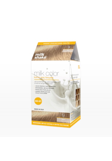 Milk Shake Milk Color Eko Kit Saç Boyası Sarı -9 Köpüksüz