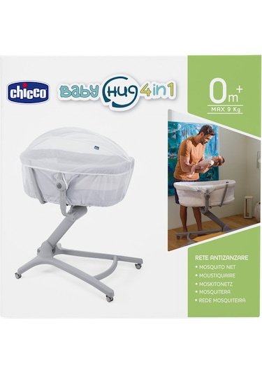 Chicco Baby Hug 4in1 Bebek Yatağı Cibinlik Beyaz