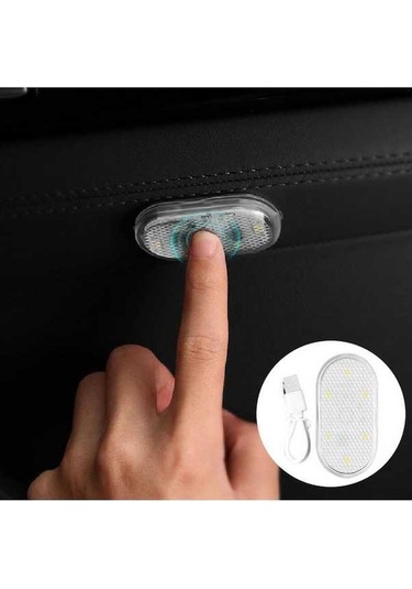 Artfulabode Usb Tavan Şarjlı Otomatik Okuma Mini Led Lambası İç Gece Dekorasyon Aydınlatma Araç Adet 5v 1 Bz