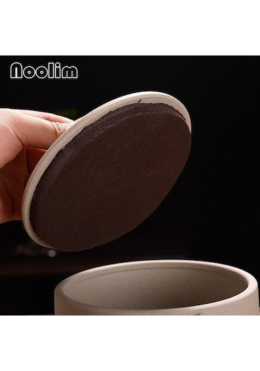 Pazly Seramik Çay Caddy Büyük Mutfak Gıda Mühürlü Depolama Tankı Taşınabilir Seyahat Ambalaj Kutusu Teneke Baharat Kavanoz B 13.5x10cm Diğer