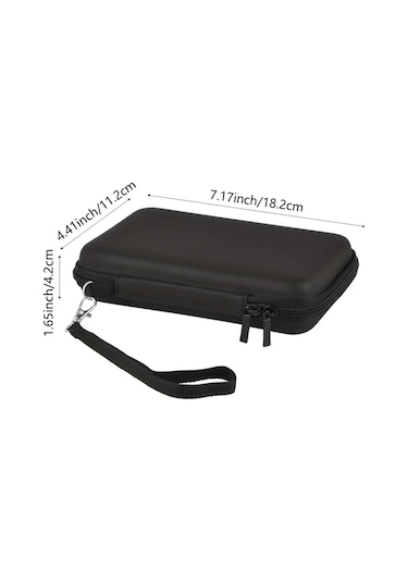 Gateesat Kırmızı New 3ds Xl, New 3ds Ll, 3ds Xl Ve 3ds Ll Taşıma Kılıfı Saklama Kutusu Kırmızı