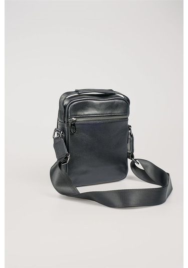 Çççs 31590 Hakiki Deri Askılı Çanta Siyah