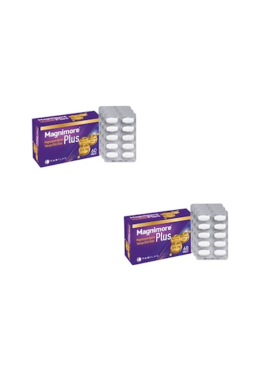 Magnimore Plus Magnezyum 2 x 60 Tablet