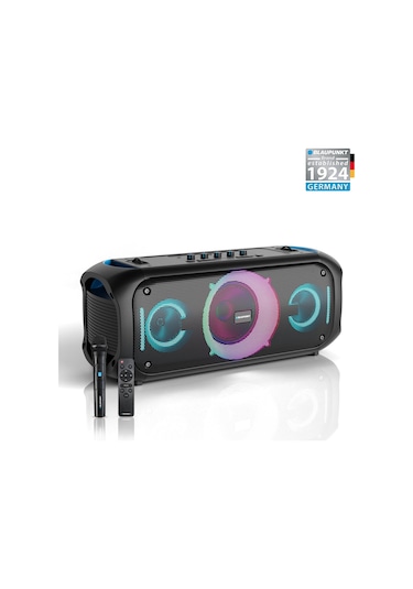 Blaupunkt Pl700 Mikrofonlu Uzaktan Kumandalı Kablosuz Bluetooth Speaker Hoparlör Siyah