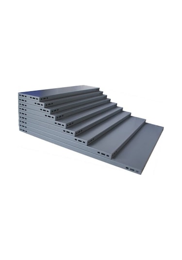 Uzmangrupraf Uzman Grup Raf Çelik Raf-5 Raflı 2Metre 43X60 Çelik Raf-Depo Rafı