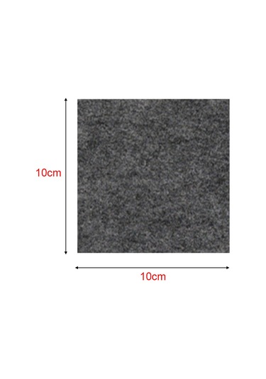 Kosona Gri Nano Parlaklık Bezi, Araç Çizik Onarımı İçin, 2 Adet, 10x10cm, Poliester Elastik