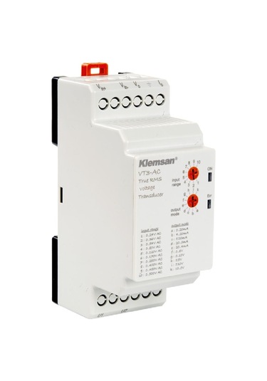 Klemsan Vt3-ac ,220vac/dc 0..500vac/dc 0..10v/4..20ma Voltaj Transmitter