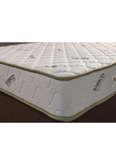 Nironyatak Tek Kişilik 90X190 Cm Lüks Ortopedik Bamboo Yatak