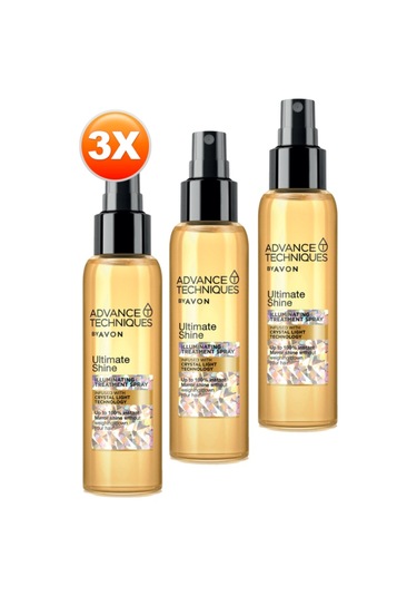 Avon Advance Techniques Parlaklık Veren Saç Bakım Spreyi 3 x 100 ML