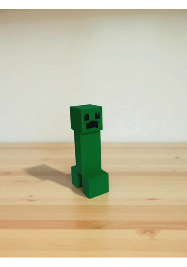 Dekoratif Minecraft Creeper Figürü Oyun Karakteri Tasarımı