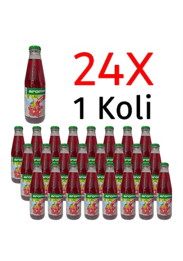 Aroma Vişneli İçecek Cam 200 Ml X 24 Adet