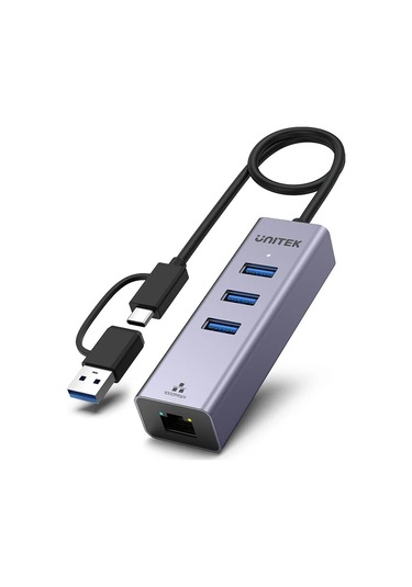 Unitek 4-in-1 Ethernet Hub Y-3088b Ttkunı0016