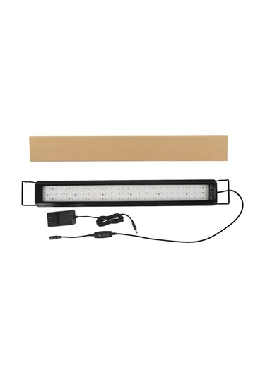 Symbee Akvaryum Işığı Su Geçirmez Ayarı 10 Seviye Işık Regülasyonu 3 Zamanlama Seçeneği Tam Spektrum 60 Led Topu 45-60cm 11w Euro Standartı Siyah