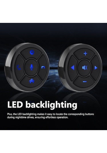 Springsun Kablosuz Direksiyon Kontrol Düğmesi - Çok Fonksiyonlu Araç Dvd Ve Navigasyon Kumandası 110 Karakter