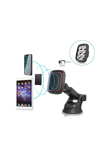 Tüm Araba Ve Ofis Masalarına Uygun Mıknatıslı Akrobat Tutucu