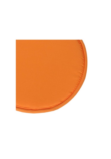 Suntek Yuvarlak Sandalye Koltuk Yastık Mutfak Zemin Pouf Turuncu Turuncu