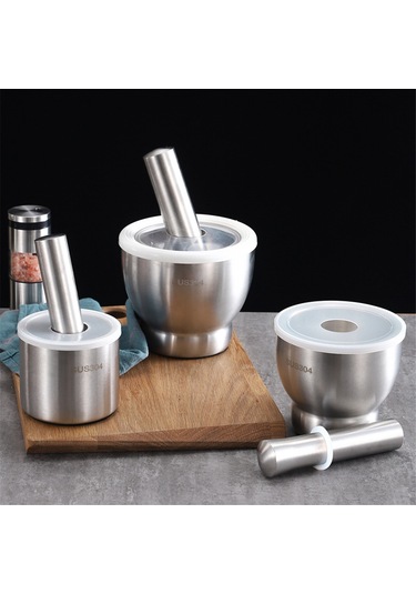 304 Paslanmaz Çelik Ezici Katı Sarımsak Ezici Sarımsak Ezici A Gümüş