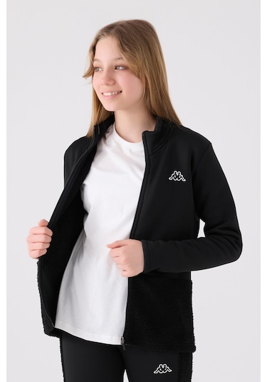 Kappa Kız Çocuk Siyah Sweatshirt 32216mw-c-v1 Siyah