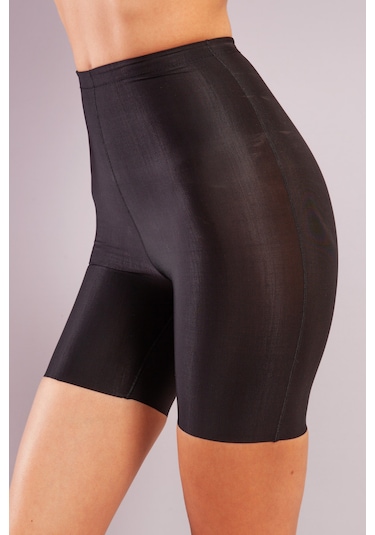 Nemeresoft Girdle Hight Waist Micro Short Corset, Siyah Toparlayıcı Normal Bel Korse