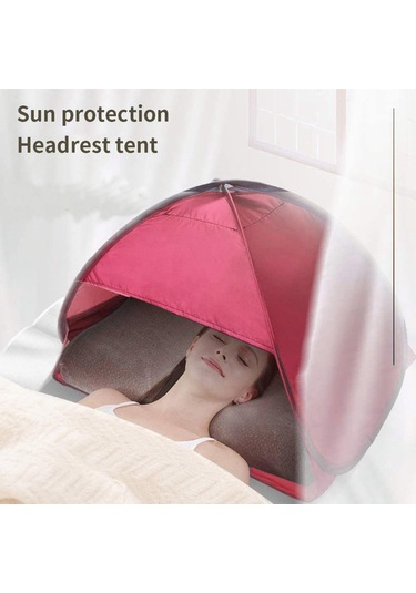 Dolıty Plaj Çadırı Bahçe Güneş Gölgelik Ekran Gölge Uv Koruyucu Gümüş Bez Kırmızı Çok Renkli