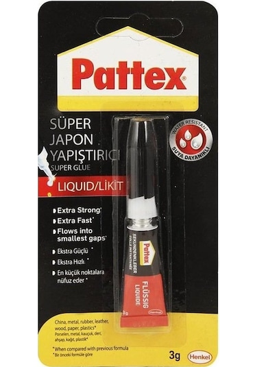 Pattex 177767 Süper Japon Yapıştırıcı 3 Gram