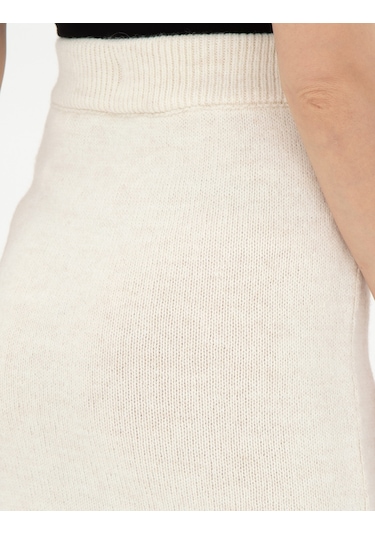 Pierre Cardin Kadın Ekru Etek Triko 50296199-vr019 Ekru