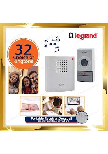Legrand 094250 Kablosuz Zil Duracell Pil Dahil