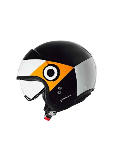 Nolan N21 06 Onirico 342 Açık Kask Siyah - Gri - Turuncu