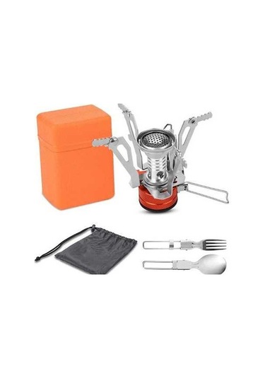 Maoyaya Taşınabilir Kamp Ocağı - 3000w Alüminyum Piknik Sobası Gümüş Gümüş