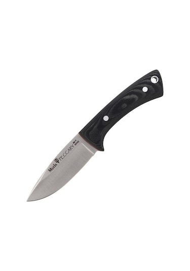 Muela Peccary Kanvas Micarta Sap 7cm Siyah Kamp Bıçak Siyah