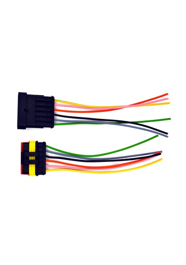 Süper Seal Elektrik Soketi 1 Takım 6 Pin 6 Kablolu Su Geçirmez Konnektör