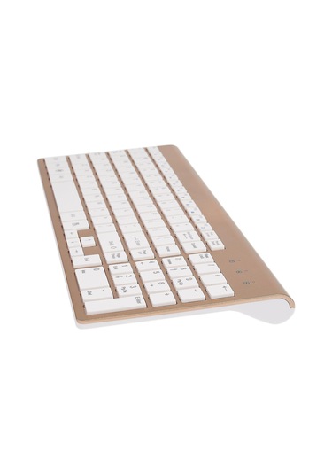 Maiyame "2.4ghz Kablosuz Altın Klavye & Mouse Seti - Mac/pc Uyumlu, Ultra İnce, Sessiz Tuşlar"