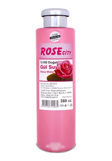 Doğal Gül Suyu Pvc Şişe 380ml - Isparta