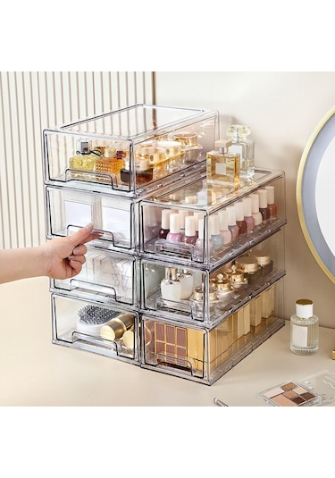 Suntek Depolama Kutusu Muhtelif Konteyner Şeffaf 32x15x11cm