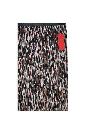 Hesna Kadın Betül 8 Parça Lastikli Astarsız Siyah Etek Desen 53 Siyah