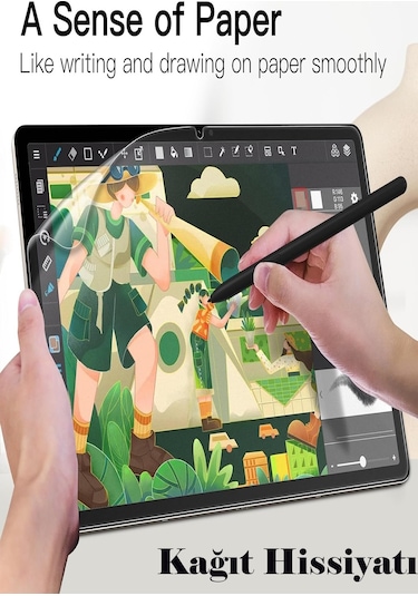 Galaxy Tab S9 11 İnç Uyumlu Fuchsia Tablet Temperli Cam Ekran Koruyucu