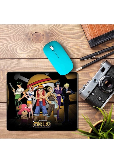One Piece Anime Karakterler Baskılı Mouse Pad