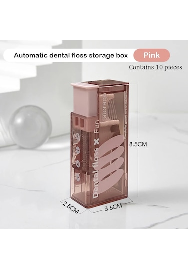 10 Adet/kutu Ipi Kürdan Seti Plastik Diş Arası Fırça Yeniden Kullanılabilir Diş Ipi Taşınabilir Diş Pensesinde Temizleyici Saklama Kutusu Multı