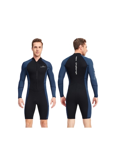 Suntek 1.5mm Neopren Erkekler Wetsuit Dalgıç Kıyafeti Sıcak L