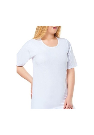 Seher Yıldızı Kadın Kaşkorse Kısa Kollu Fanila Atlet 011 - 12 Adet