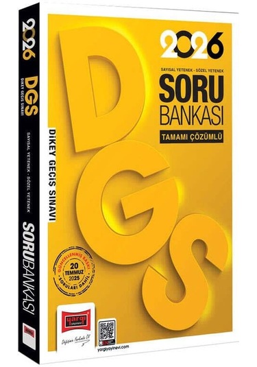 Yargı 2026 Dgs Sayısal Sözel Yetenek Tamamı Çözümlü Soru Bankası