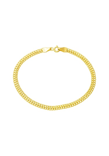 Bilezikci Örme Zincirli 14 Ayar Altın Bileklik BLISY14K21048 Sarı Altın