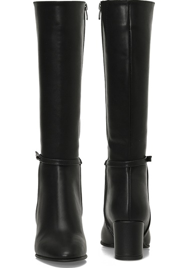 Butigo 25k-7049 5pr Siyah Kadın Topuklu Çizme 000000000102054697 Siyah