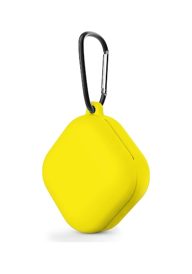 Microsonic Samsung Galaxy Buds 2 Pro Kılıf Askılı Mat Silikon Sarı