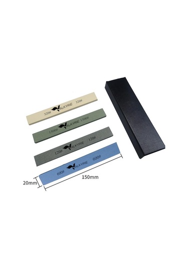 Valkyrie 4 Adet Bıçak Biley Taşı Seti 120 320 600 1500 Kademeli Kuru Biley