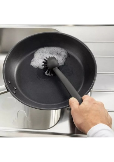 Ikea Çevirme Vidalı Saplı Emici Mutfak Bulaşık Fırçası 185377854