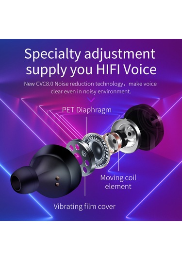 Skycity Siyah A6 Tws Bluetooth 5.0 Kulaklık: Spor İçin Mini İçi Kulak, Gürültü Azaltma, Şarj Kutusu İle Kablosuz Stereo Ses Kırmızı - Siyah