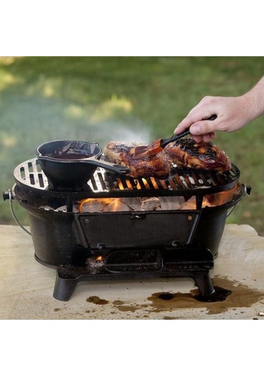 Döküm Kore Barbeküsü Siyah