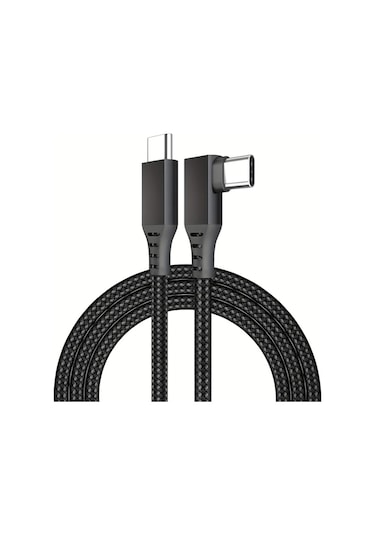 Willowhaven Meta Quest 3s 3 2 Pro Pico 4 Ultra Pc Steam Vr 90 Derece Type C Nylon Örgü 10ft Siyah Şarj Kablosu
